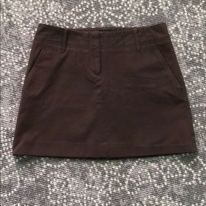 NWOT Brown mini skirt. Size 4. Body by Victoria
